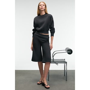 GRIMELANGE KARALIS เสื้อสเวตเชิ้ตคอกลมผ้าฝ้ายสำหรับผู้หญิง - Product Image 6