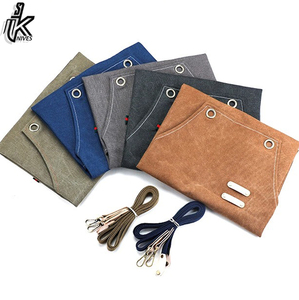 2024 nuevo delantal de cocina personalizado con bolsillos MOQ bajo para hombres y mujeres - Product Image 5