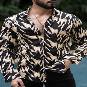 Vente en gros de chemises de bureau formelles pour hommes en coton respirant décontractées à manches longues avec col montant pour adolescents - Product Image 4