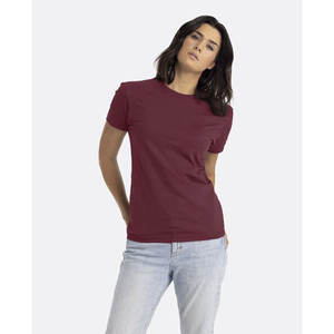 Camiseta Bella Canvas Premium de Manga Corta, 100% Algodón Heather, Suavidad Duradera, Color Granate, Unisex, Ecológica, Cuello Redondo - Product Image 1