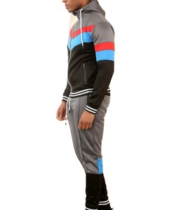 Chándales de nuevo diseño para hombre, chándales de alta calidad para hombre, ropa de calle, ropa deportiva para gimnasio, chándales personalizados para hombre, color de bloque - Product Image 3