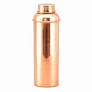 Botellas de agua de cobre hechas a mano 100% de calidad superior logotipo personalizado botella de Yoga a prueba de fugas para deportes de estilo de vida activo y Camping - Product Image 2