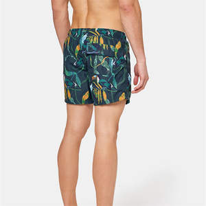 Venta al por mayor botellas de plástico recicladas playa corta con bolsillos 4 vías estiramiento de secado rápido bañadores para hombres pantalones cortos envío DDP - Product Image 4