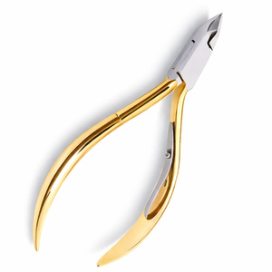 ที่ตัดหนังกำพร้าสแตนเลสอย่างดี ชุบทอง ปากตัดแม่นยำ สำหรับทำเล็บมือและเล็บเท้า ทนทาน คุณภาพสูง - Product Image 1