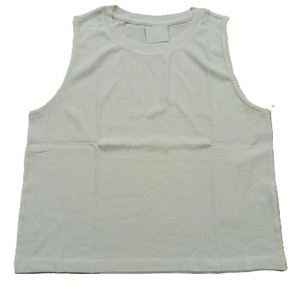 Gym Wear Tank Top Sport O-cuello Poliéster Acanalado Tank Tops para Mujer - Product Image 5