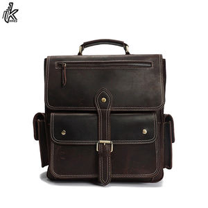 Directo de fábrica Retro Hombres Mochila Mejor Calidad Real Cuero Al Por Mayor Precio Barato - Product Image 6