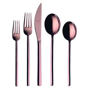 Juego de cubiertos con acabado de espejo marrón, cubiertos elegantes de acero inoxidable para mesa de comedor, cocina casera o uso en bodas de la India - Product Image 3