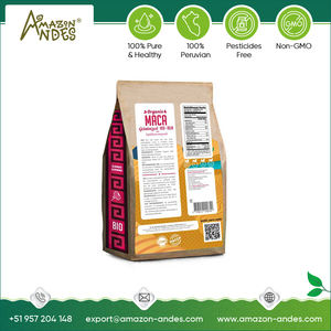 Polvo gelatinizado rojo de Maca 100% puro y orgánico para batidos y batidos con 2 años de vida útil del exportador mejor listado - Product Image 4