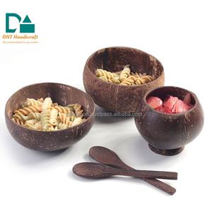 Handmade <b>Coconut</b> <b>Shell</b> Bowl Natural Eco Friendly Tableware Vietnam - Product Image 4