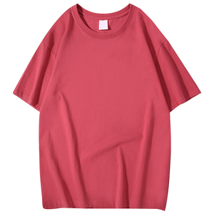 เสื้อยืดคอกลม2025สำหรับผู้ชายทรงโอเวอร์ไซส์ทำด้วยมือคุณภาพสูงออกแบบได้ตามต้องการ - Product Image 1