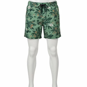 Shorts de bain en polyester à séchage rapide avec rembourrage amovible, taille élastique, ajustement confortable, imprimé numérique, pour la plage et la maison - Product Image 2