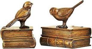 ที่คั่นหนังสือโบราณของเบ็ดเตล็ดที่สง่างามที่คั่นหนังสือรูปนกที่ใส่ของกันลื่นที่วางหนังสือตกแต่งบนโต๊ะชั้นหนังสือ - Product Image 4