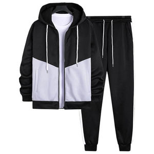 Ropa Deportiva Personalizada, Conjuntos Deportivos de Manga Larga con Cremallera para Hombre, Talla Grande, Nuevo Estilo, 100% Algodón, Felpa, Ropa Casual - Product Image 1