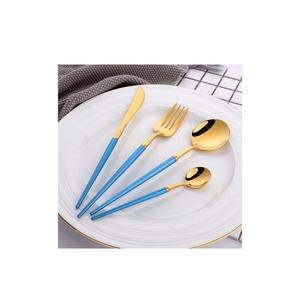 Ensemble de couverts en métal tendance, parfait pour la décoration de table moderne, les rassemblements, les restaurants, les cafés, les hôtels et les célébrations - Product Image 2