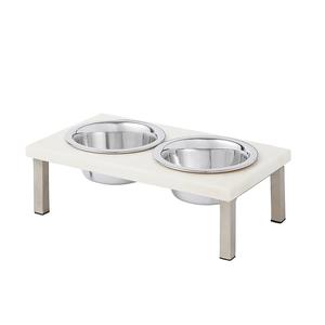 Cuenco de comida de acero inoxidable para perros, decoración de color plateado, diseño clásico, cuenco de comida para perros para decoración del hogar y el jardín - Product Image 5