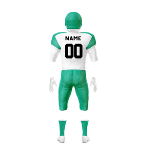 2025 maillot de Football américain Premium Look professionnel à manches courtes avec ensemble assorti vêtements de sport uniforme de Football américain - Product Image 4