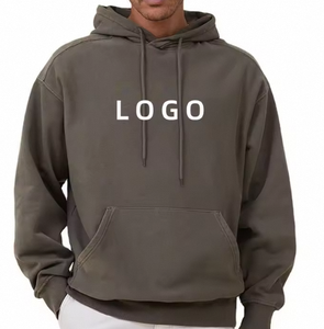 Sudadera Básica de Cuello Redondo y Corte Regular para Hombre, Ropa de Gimnasio, Sudadera Informal para Hombre, Sudaderas con Estampado Puff - Product Image 6