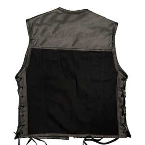 High Quality Vintage Club Riding <b>Biker</b> <b>Vest</b> for Men Genuine <b>Leather</b> Sportswear for Motorcycle Riding Quality Motorbike <b>Vest</b> for - Product Image 2
