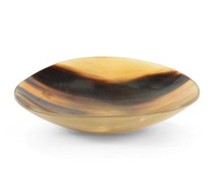 Artisanat indien écologique en corne de buffle, bol rond de couleur naturelle poli, tailles personnalisées disponibles - Product Image 1