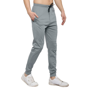 Nouveauté Pantalons de jogging pour hommes élégants décontractés taille mi-haute en coton velours côtelé lourd coupe skinny Sweatpants écologiques - Product Image 2
