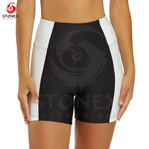 Vente en gros Shorts de yoga élastiques Lulu Shorts de fitness athlétiques personnalisés pour femmes Shorts de yoga en vrac - Product Image 1