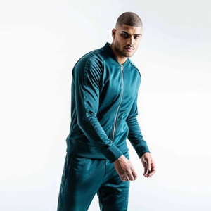 Chándal Deportivo de Invierno para Hombre, Ropa Deportiva Informal de Talla Grande, Traje para Correr, Sudadera con Cremallera, 100% Algodón de Felpa - Product Image 1