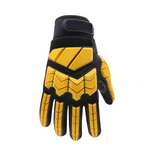 Guantes mecánicos de alta calidad con diseño de agarre fuerte Guantes mecánicos material de LICRA flexible con cierre de muñeca - Product Image 3
