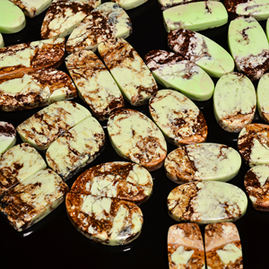 Crisoprasa de Limón Natural Grado AAA, Par de Cabujones de Cuarzo, Piedra Preciosa Suelta para Fabricación de Joyas al por Mayor - Product Image 4