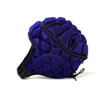 Casco de fútbol de rugby fresco, gorra acolchada de espuma, equipo de cabeza, protector de cabeza de carcasa blanda con seguridad