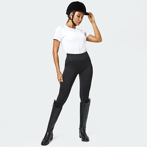 Custom Compression Horse Riding <b>Knee</b> <b>Patch</b> breeches Equestrian Jodphurs Competition Breeches Training Legging Pants Top Quality - Product Image 3
