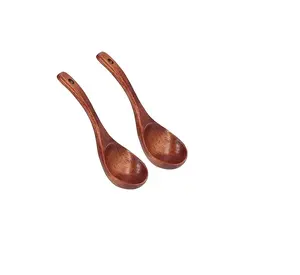 Medium Wood soup spoon mini spoon customized wholesale supplier handmade premium quality craft at cheap price