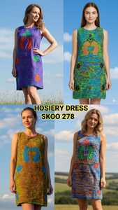 Vestido Bohemio para Mujer, Estilo Gitano, Cintura Natural, Estampado Digital, Algodón, Sin Mangas, Verano, Moda de Alta Costura - Product Image 3