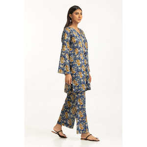 Ensemble Coordonné Décontracté IUSTTS-1158 Imprimé Floral Grande Taille Robe Journée & Soirée avec Fermeture Éclair et Volants XS-3XL Léger - Product Image 5