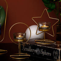 Ensemble de 3 lanternes à bougies en verre et acier doré de style nordique, personnalisées, faites à la main, embossées, écologiques, durables, résistantes à la chaleur