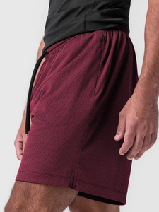 Pantalones cortos transpirables de poliéster para hombre con bolsillos, cintura elástica, estilo deportivo informal, logotipo en el bajo del pantalón - Product Image 3