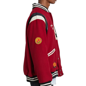 2023 Custom Designs <b>Long</b> Sleeve Baseball Varsity <b>Jacket</b> for <b>Men</b> Wholesale Canvas Blank Letterman <b>Jackets</b> - Product Image 3