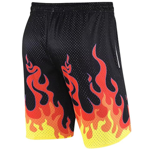 Shorts de basket-ball rétro décontractés pour hommes Shorts imprimés confortables et respirants - Product Image 4