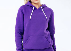 Conjunto de chándal de mujer de 2 piezas con logotipo personalizado completo de gran tamaño al por mayor, ropa deportiva para correr, chándal de algodón para exteriores - Product Image 4