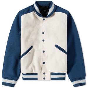 Chaquetas universitarias de lana de alta calidad para hombre, venta al por mayor personalizada, estilo fresco, bombardero de béisbol de cuero con tela de alta calidad - Product Image 4