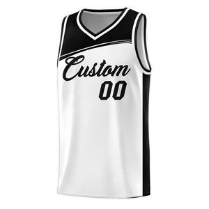 Conjunto de camiseta sin mangas de baloncesto reversible transpirable de diseño personalizado Impresión digital 100% poliéster ropa deportiva para adultos - Product Image 1
