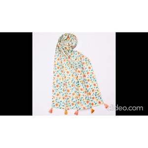 Écharpe en tricot magnifique, imprimée à la main - Product Image 4