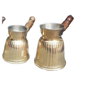 Ensemble de bouilloire à thé et café turc traditionnel le plus populaire Assortiment de poterie en laiton et métal de qualité en plastique et en métal - Product Image 2