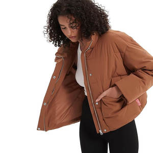 Chaqueta Acolchada de Invierno para Mujer, Nueva Llegada, Venta al por Mayor, Alta Calidad, Ligera, Transpirable, Ajustada, con Cierre y Largo Regular - Product Image 4