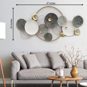 Décoration murale en métal de Style ferme rustique grand Art décoratif Vintage pour salon cuisine chambre bureau intérieur de la maison - Product Image 5