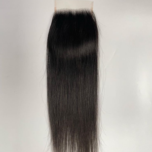 Meilleures ventes : Closure en dentelle HD transparente, toutes tailles 4*4 5*5 6*6, cheveux indiens Remy lisses naturels, petits nœuds, tissage double machine - Product Image 5