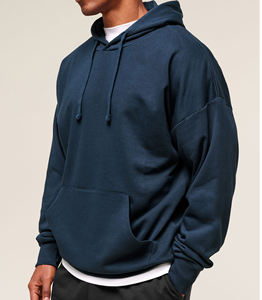 Sudadera con Capucha Extra Grande para Hombre, de Invierno, de Felpa Gruesa, Corte Holgado, con Bordado Personalizado o Logotipo Impreso Digital Disponible, Venta al Por Mayor de Fábrica - Product Image 5