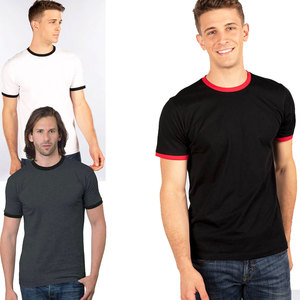 Camiseta Premium Event Ringer 2026 para Level Bella + Canvas, Corte Moderno Unisex, 100% Algodón Ecológico para Impresión - Product Image 1