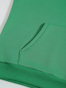 เสื้อสเวตเตอร์แขนยาวผ้าฝ้าย100% มีฮู้ดปักลายโลโก้ด้านหน้าวัสดุระบายอากาศสำหรับฤดูหนาว - Product Image 4