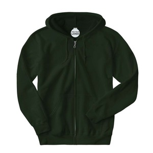 Sudadera con Capucha Ligera de Felpa Francesa para Hombre, Sudadera con Cremallera Completa al por Mayor - Product Image 3