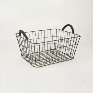 Almacenamiento decorativo para el hogar de primera calidad y cesta de la compra de boca ancha con base de madera cesta de almacenamiento duradera - Product Image 5